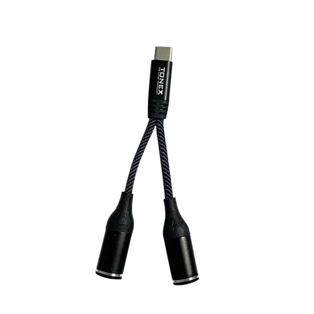 Tonex SX-03 2in1 Type-C to 3.5mm Aux + Type-C Çoklayıcı Adaptör Kablo