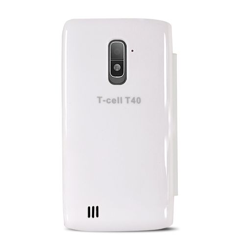 Turkcell T40 Flip Cover Kılıf  Beyaz