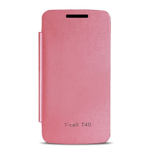 Turkcell T40 Flip Cover Kılıf  Pembe