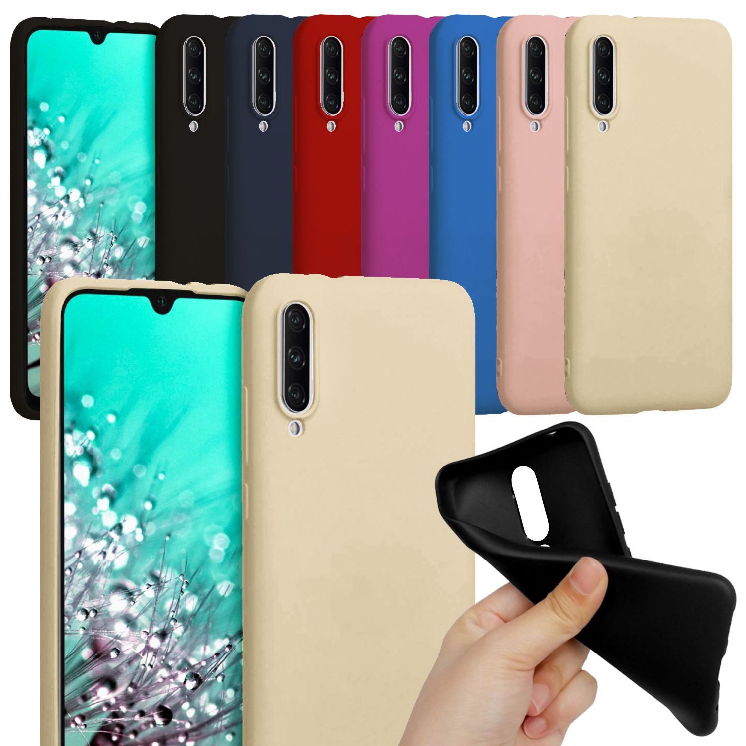 Xiaomi Mi 9 Lite Kılıf FitCase PremiumS Silikon Arka Kapak