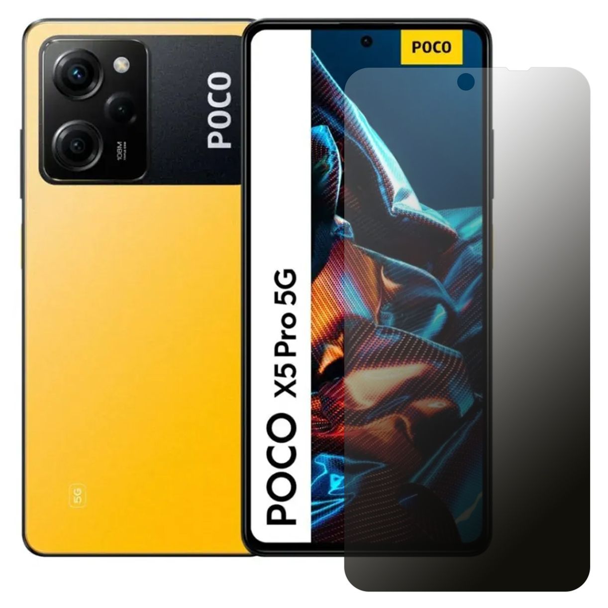 Xiaomi Poco X5 Pro 5G Hayalet Privacy FlexiGlass MAT Nano Ekran Koruyucu