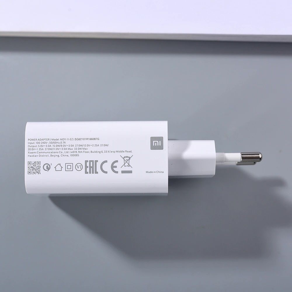 Xiaomi Power Adapter 33W 3A Şarj Aleti ve Type-C Kablo Set