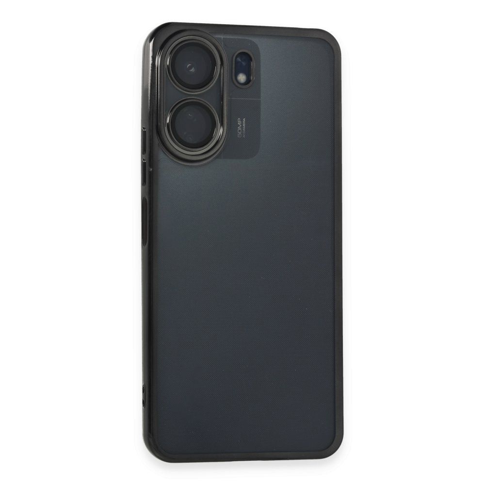 Xiaomi Redmi 13C Kılıf Razer Lens Çerçeveli Silikon Kapak