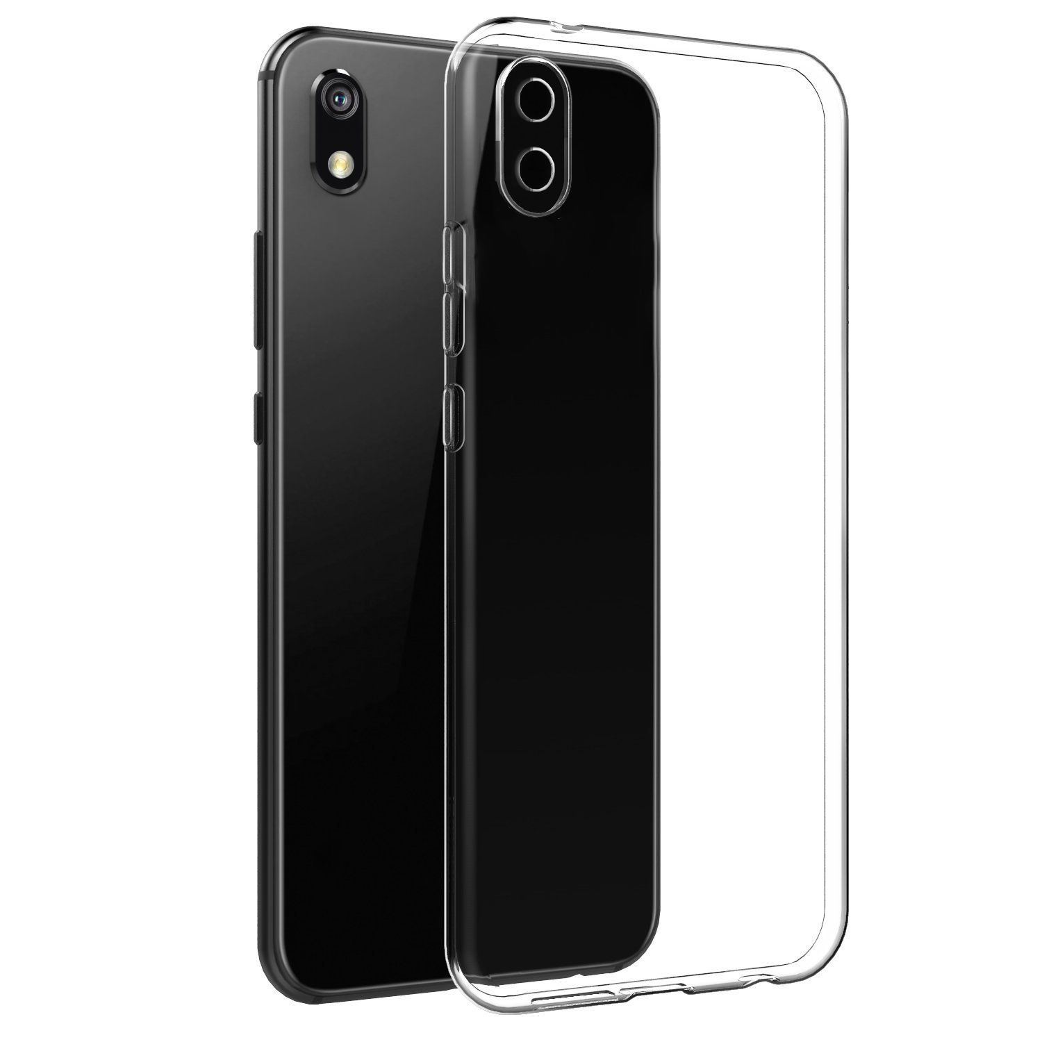 Xiaomi Redmi 7A Kılıf FitCase Toz Koruma Tıpalı Şeffaf Arka Kapak