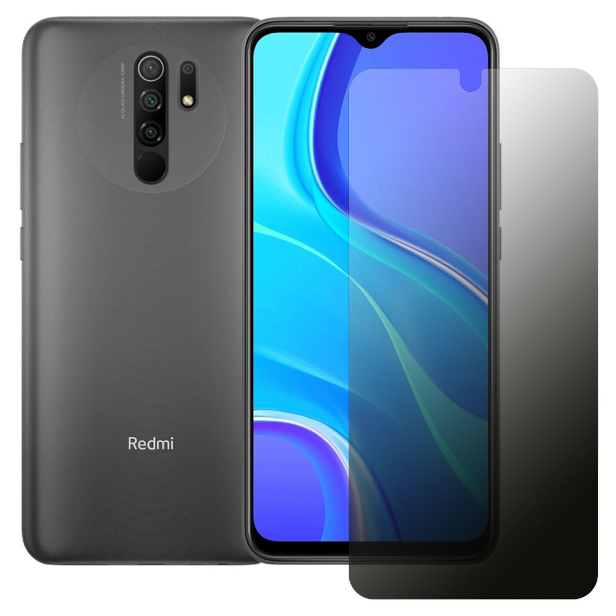 Xiaomi Redmi 9 / 9T Hayalet Privacy FlexiGlass MAT Nano Ekran Koruyucu