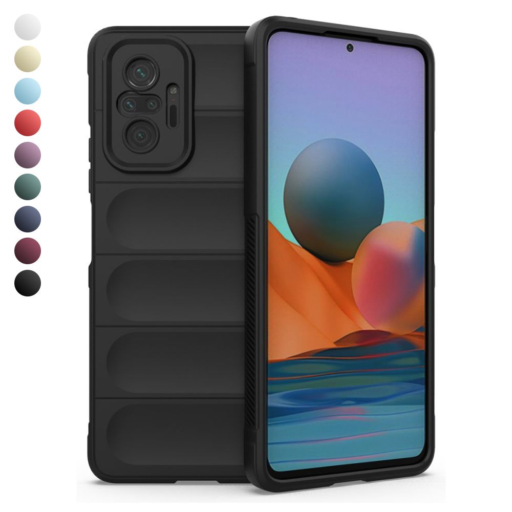 Xiaomi Redmi Note 10 Pro Kılıf Optimum Lens Çerçeveli Silikon Kapak