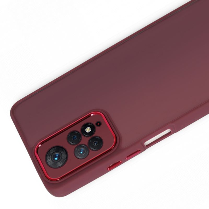 Xiaomi Redmi Note 11 / 11s Kılıf Freya Lazer Lens Kamera Çerçeveli Silikon Kapak