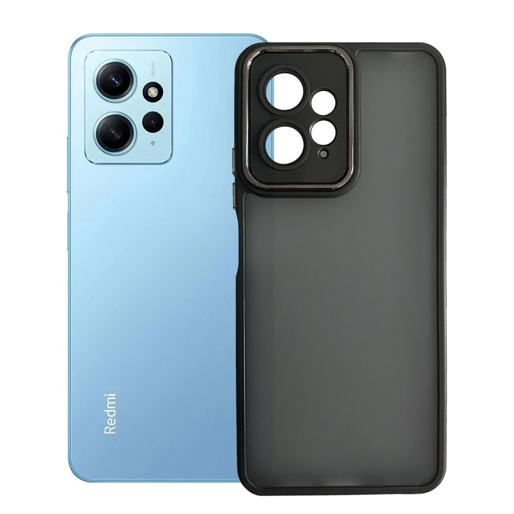 Xiaomi Redmi Note 12 Kılıf Freya Lazer Lens Kamera Çerçeveli Silikon Kapak