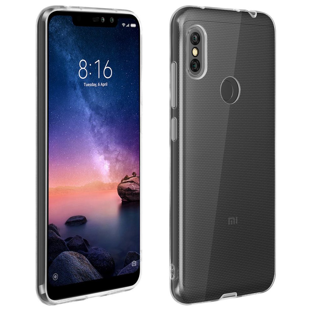 Xiaomi Redmi Note 6 Kılıf FitCase Toz Koruma Tıpalı Şeffaf Arka Kapak