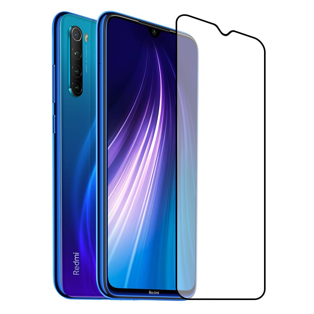 Xiaomi Redmi Note 8 Ekran Koruyucu 20D Temperli Ekstra Cam