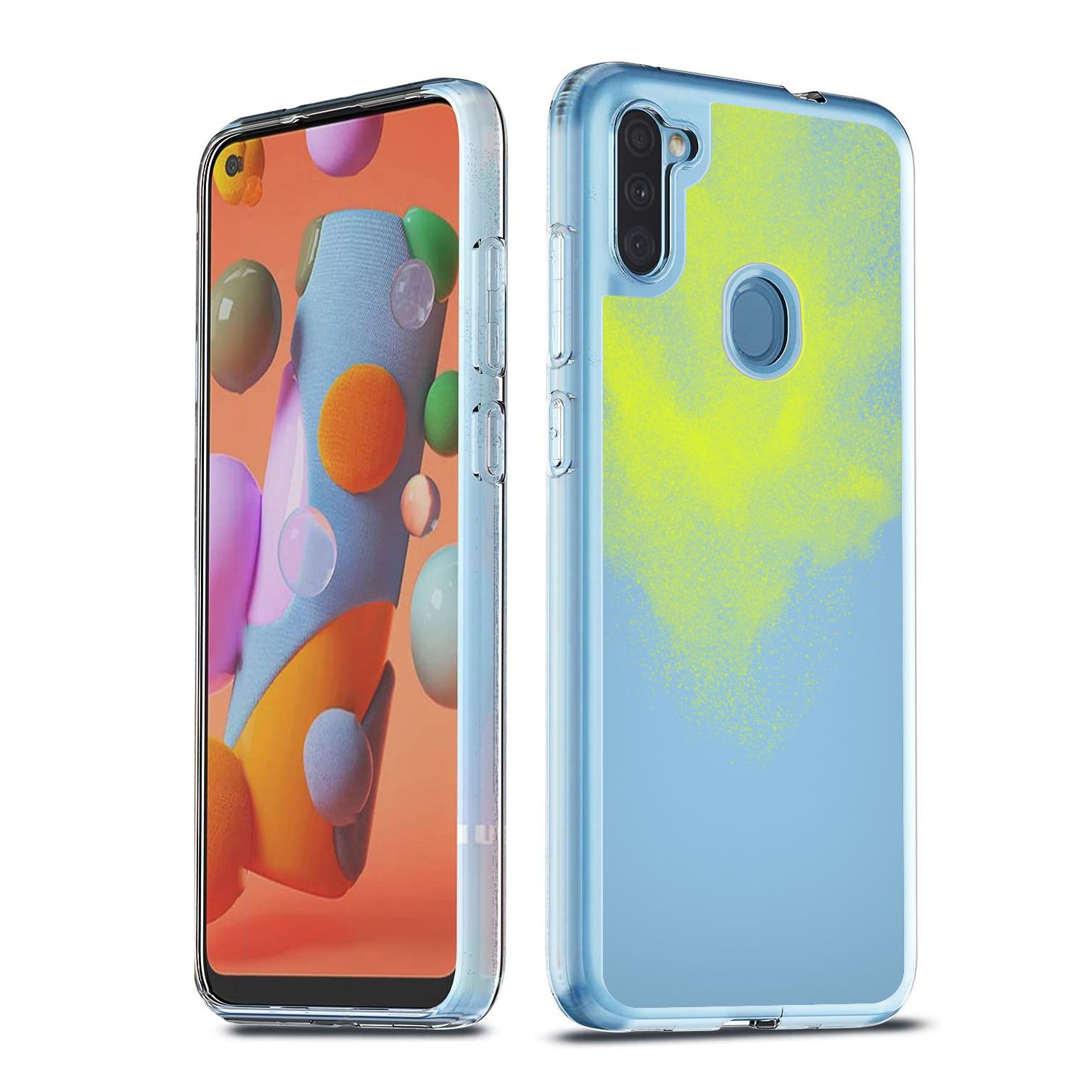 Xiaomi Redmi Note 8 Kılıf Neon Likit Silikon Arka Kapak