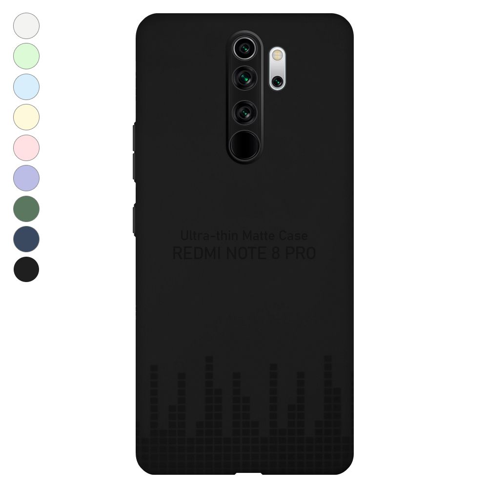 Xiaomi Redmi Note 8 Pro Kılıf Kamera Korumalı Mat Ultra İnce Kapak