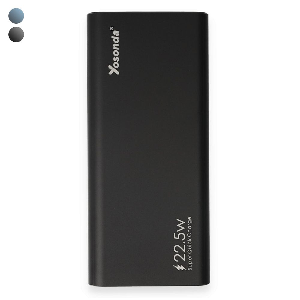 Yosonda A51 22.5W 20000 mAh QC3.0 Led Ekranlı Powerbank