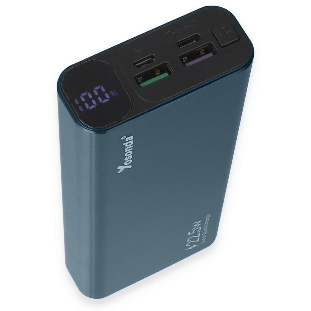 Yosonda A51 22.5W 20000 mAh QC3.0 Led Ekranlı Powerbank